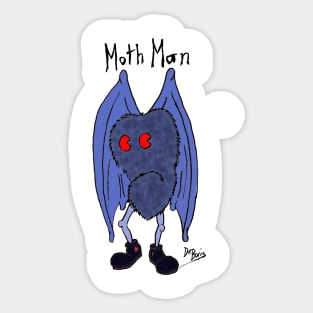 Moth man Sticker